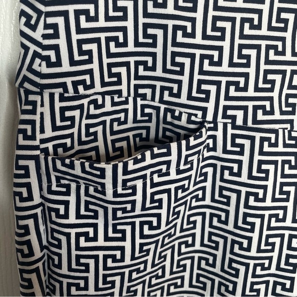 Swing Control Ankle Golf Pants Tummy Control Geometric Athleisure Greek Key 6 - Picture 6 of 13